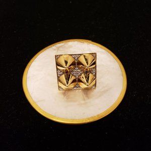 NOIR 4 Cone Ring (Gold)